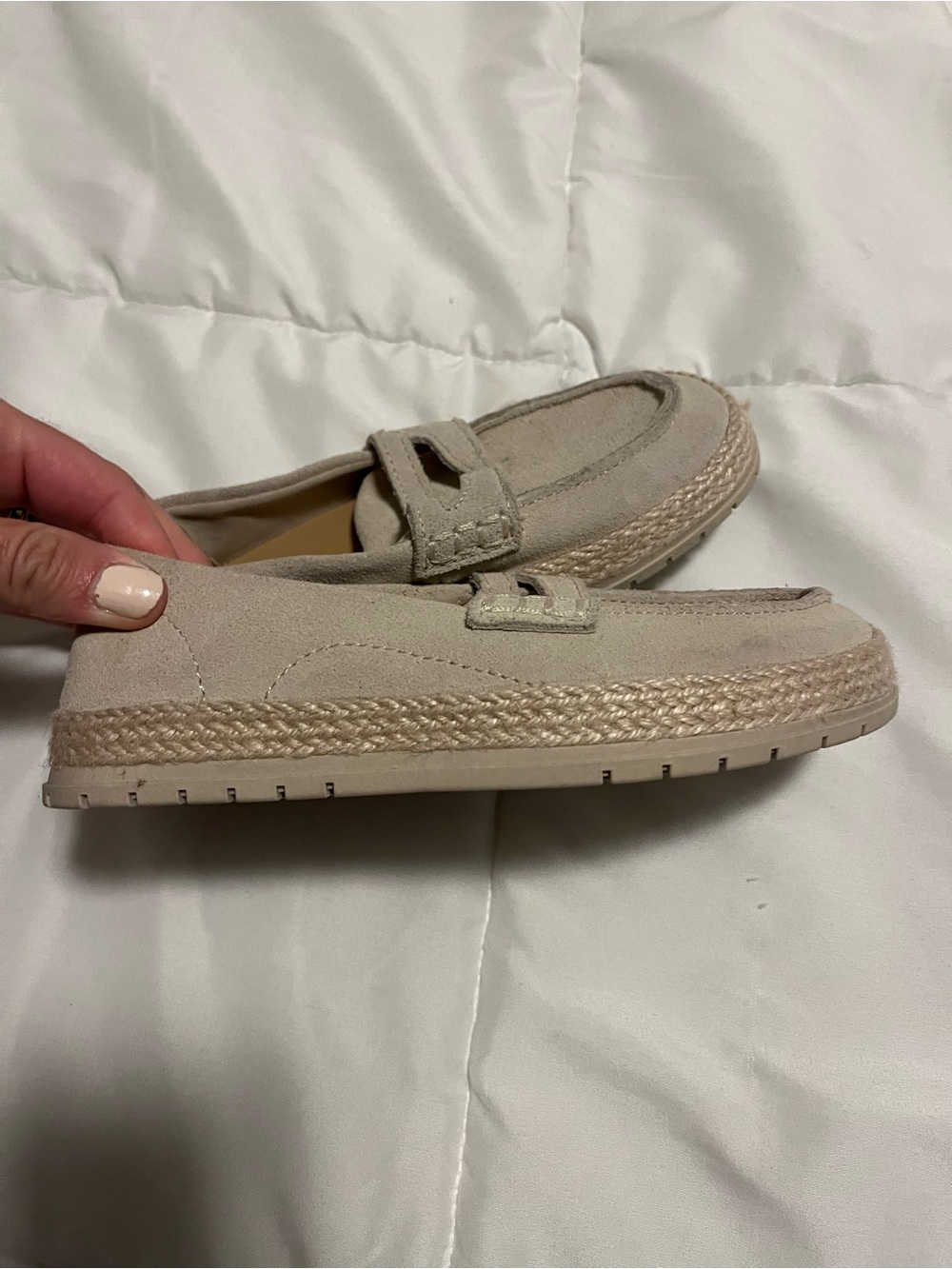 Zara kids Espadrille Loafers in Beige